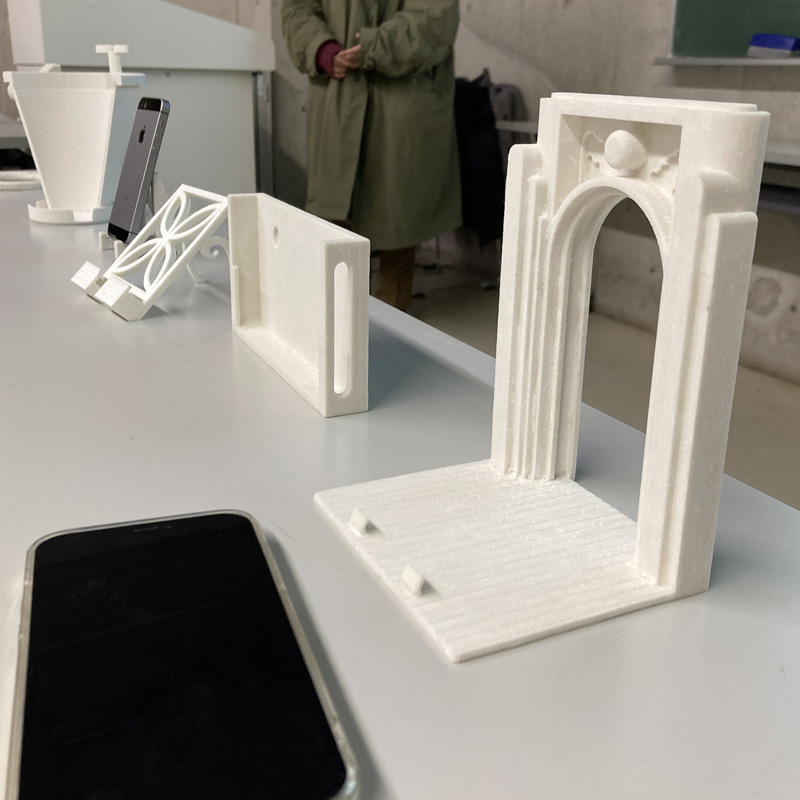 学生さんの作品たち　京都芸術大学　プロダクトデザイン　3Dプリンター