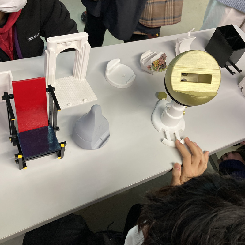 学生さんの作品たち　京都芸術大学　作品　プロダクトデザイン　3Dプリンター